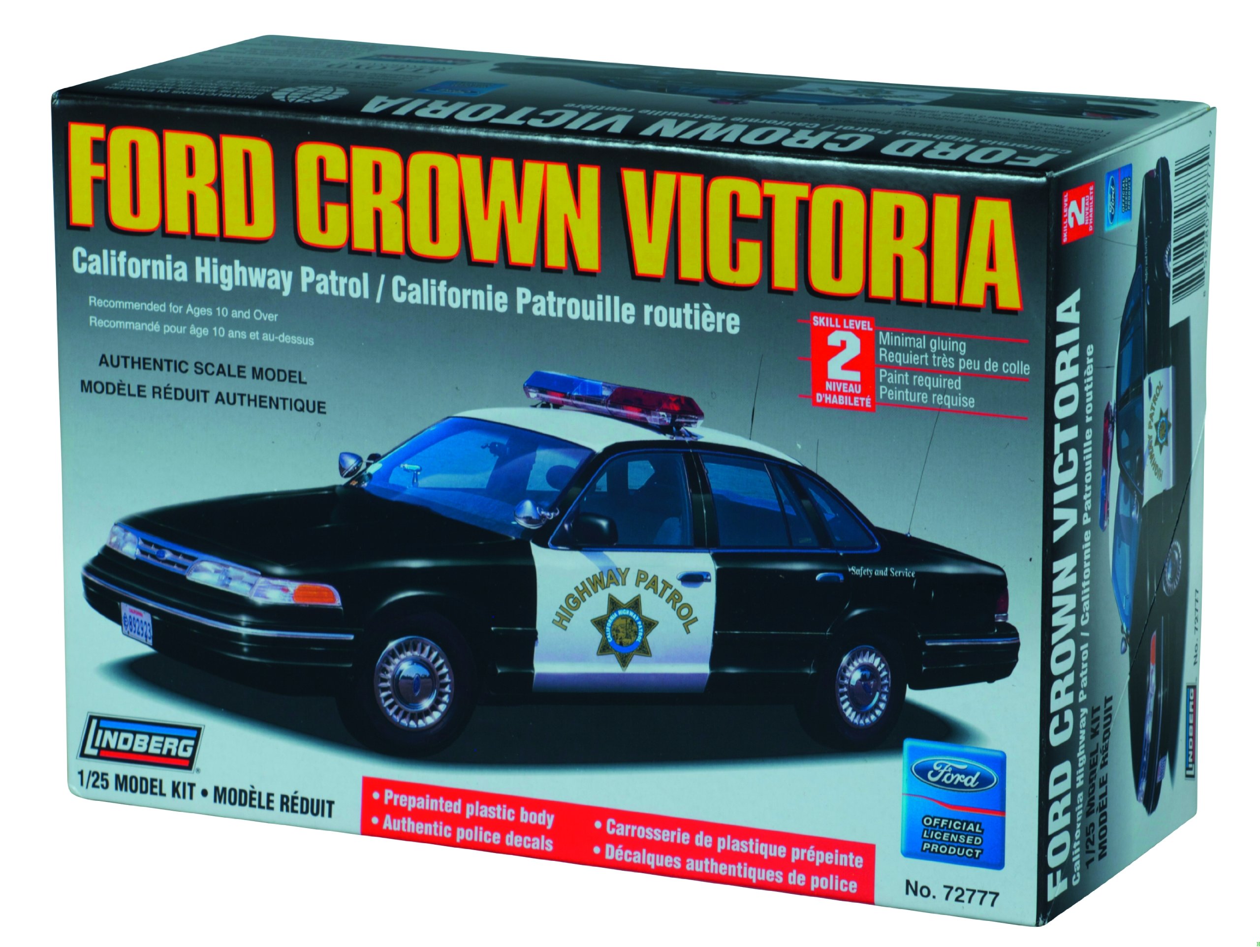 Lindberg Scale Ford Crown Victoria California State Police Model Kit