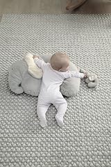 Mamas & Papas Tummy Time Roll Interactive Soft Baby Pillow Elephant & Baby view 5