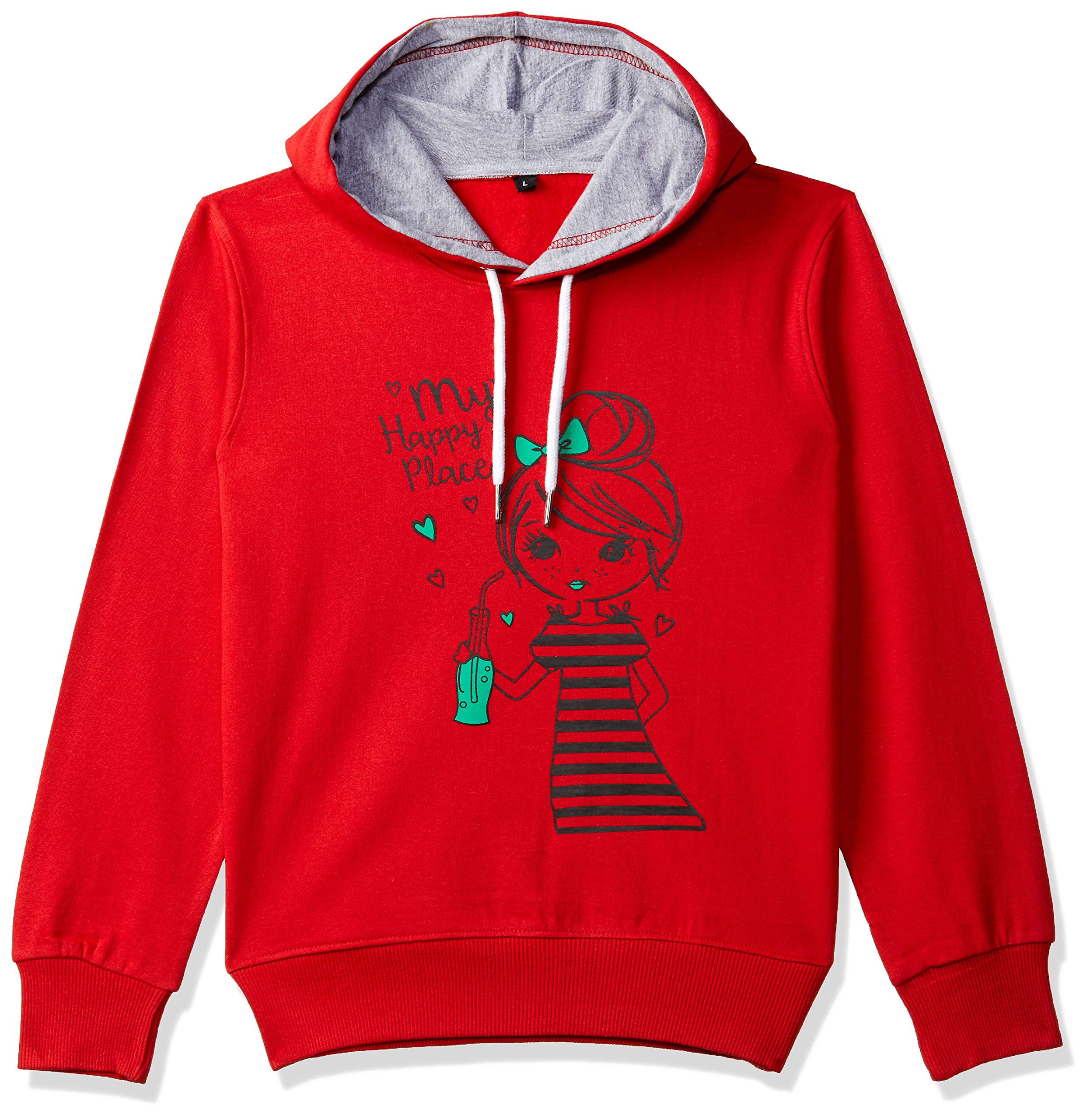 T2FUnisex-Child Cotton Hooded Neck Sweatshirt