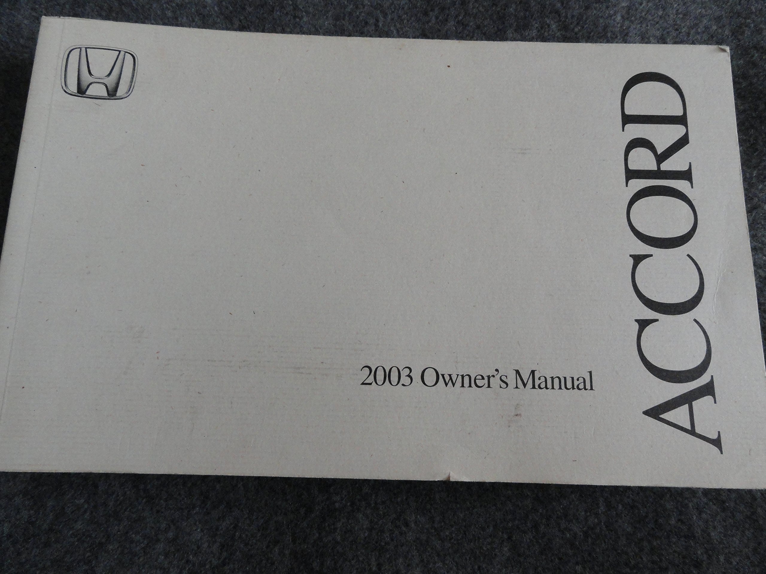 2003 Honda Accord Owners Manual Paperback – 2003