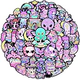 Goth Stickers, 50PCS Waterproof Vinyl Stickers for Water Bottles, Notebooks, Laptops, Phone Cases, Decorative for Teen