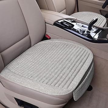 Amazon Com Luckyman Club 2 Beige Car Seat Cushion For Front Seats