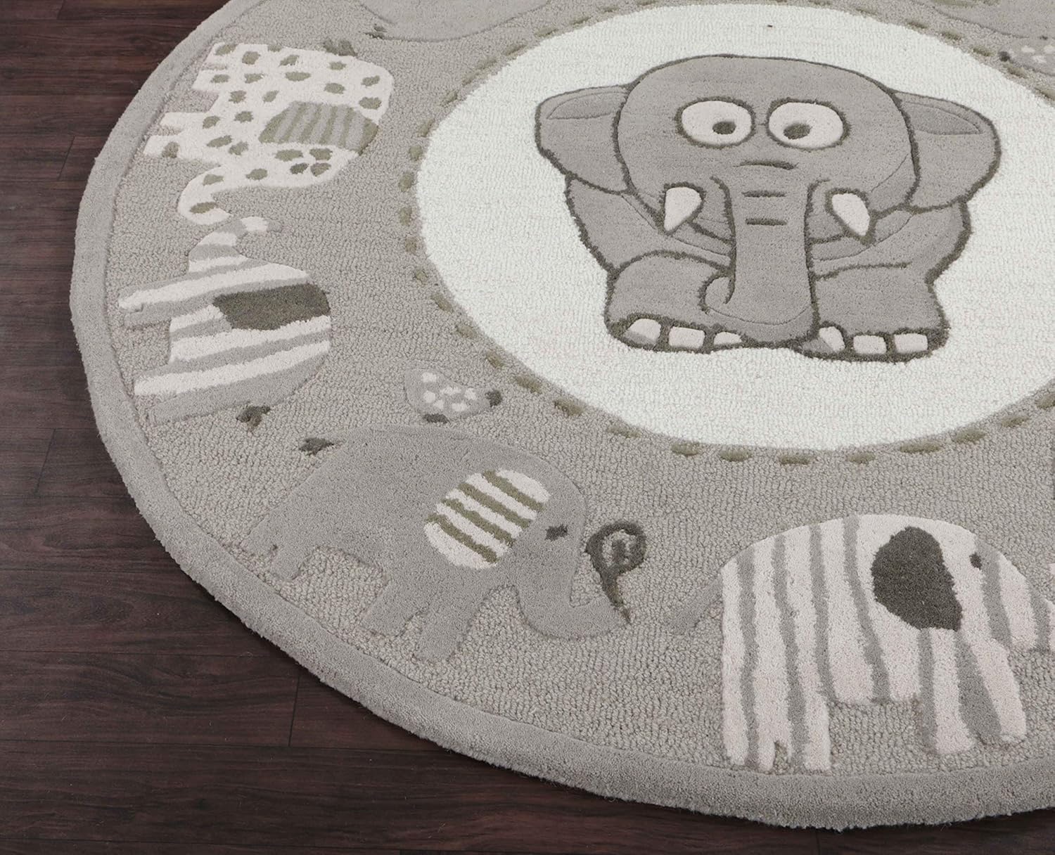 elephant baby rug