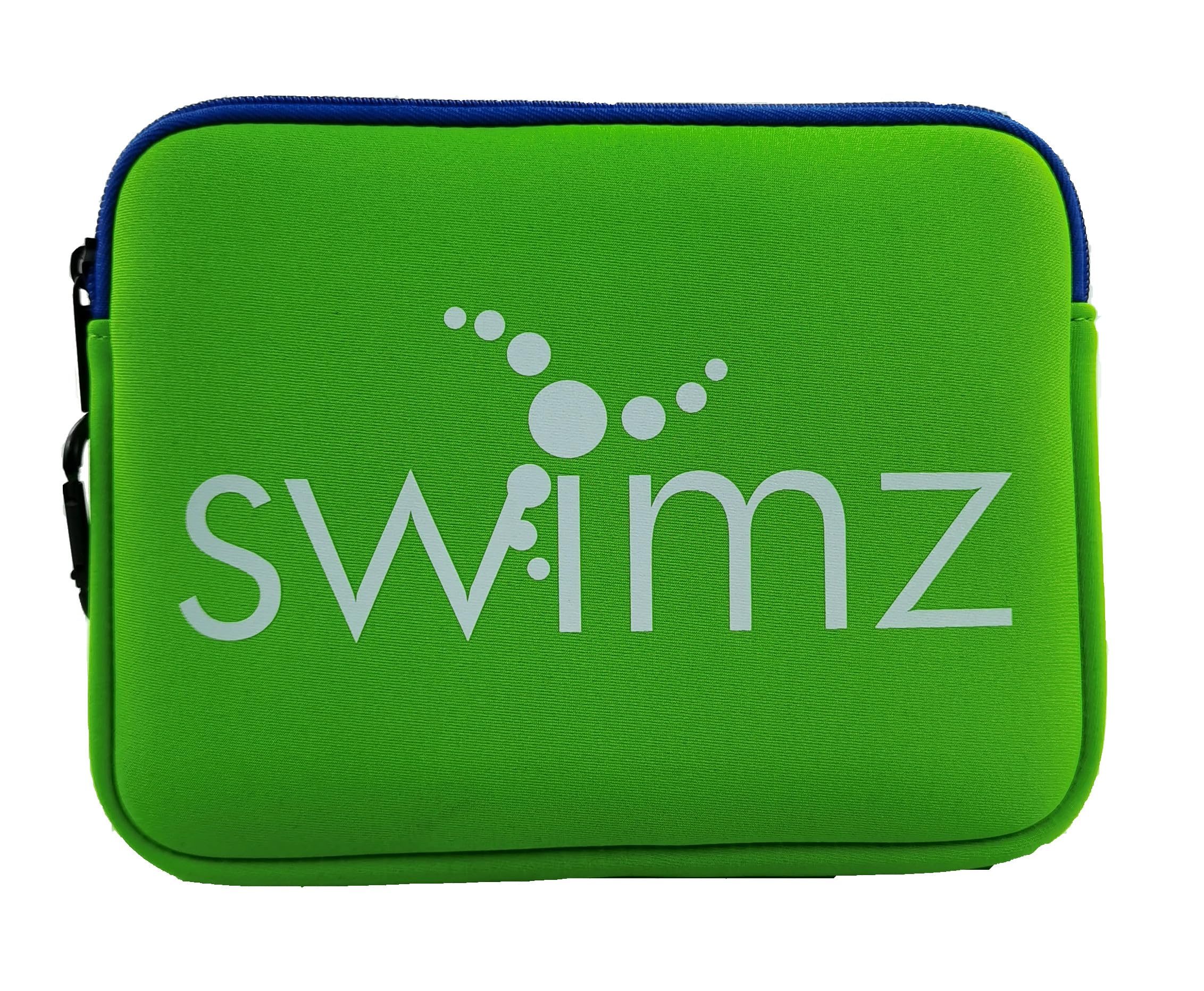 Swimz Large Protective Neoprene Goggle Storage Pouch (Lime/Royal/White)