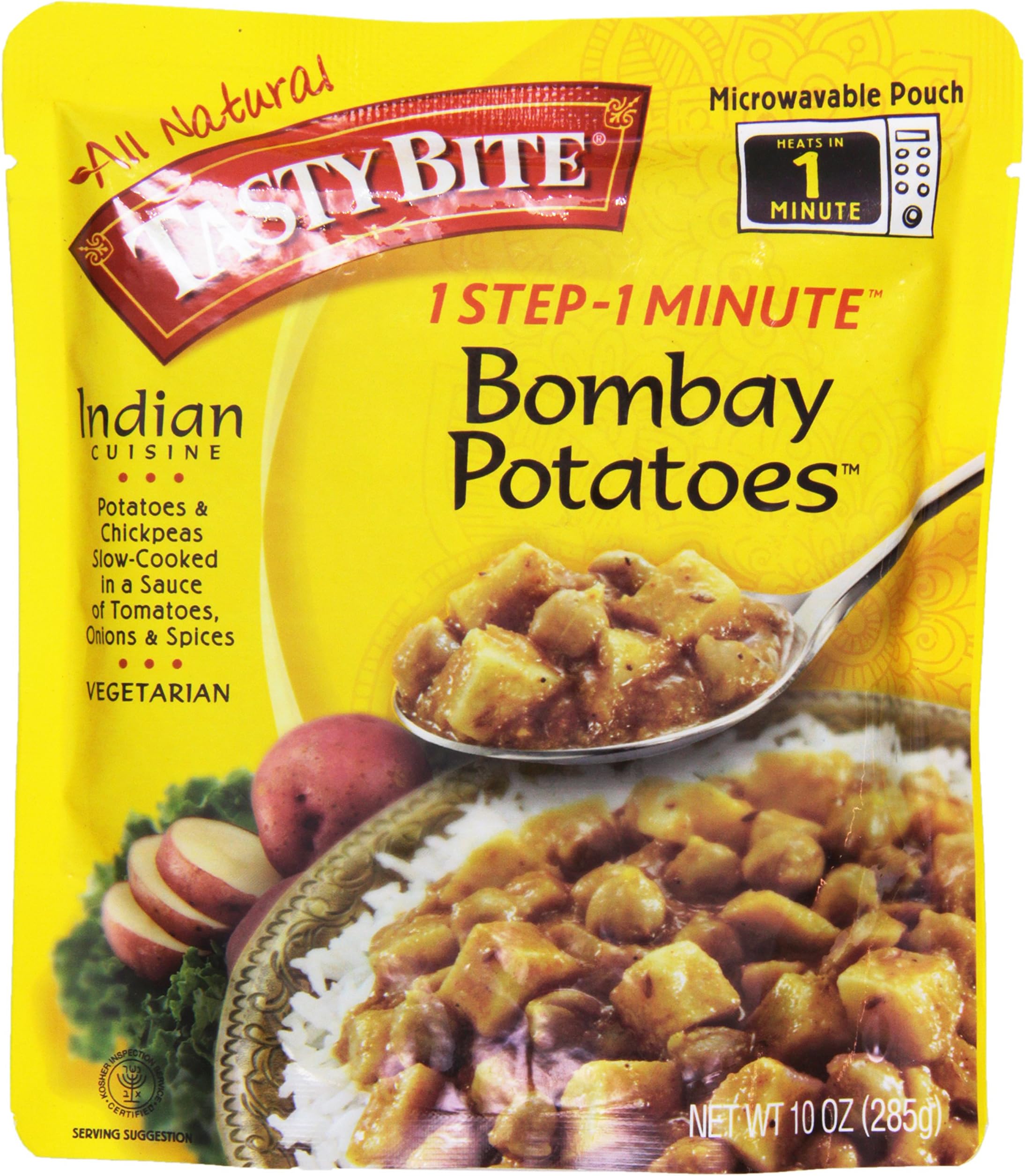 TASTY BITE Tasty Bite Indian Bombay Potatoes 285g (PACK OF 6)