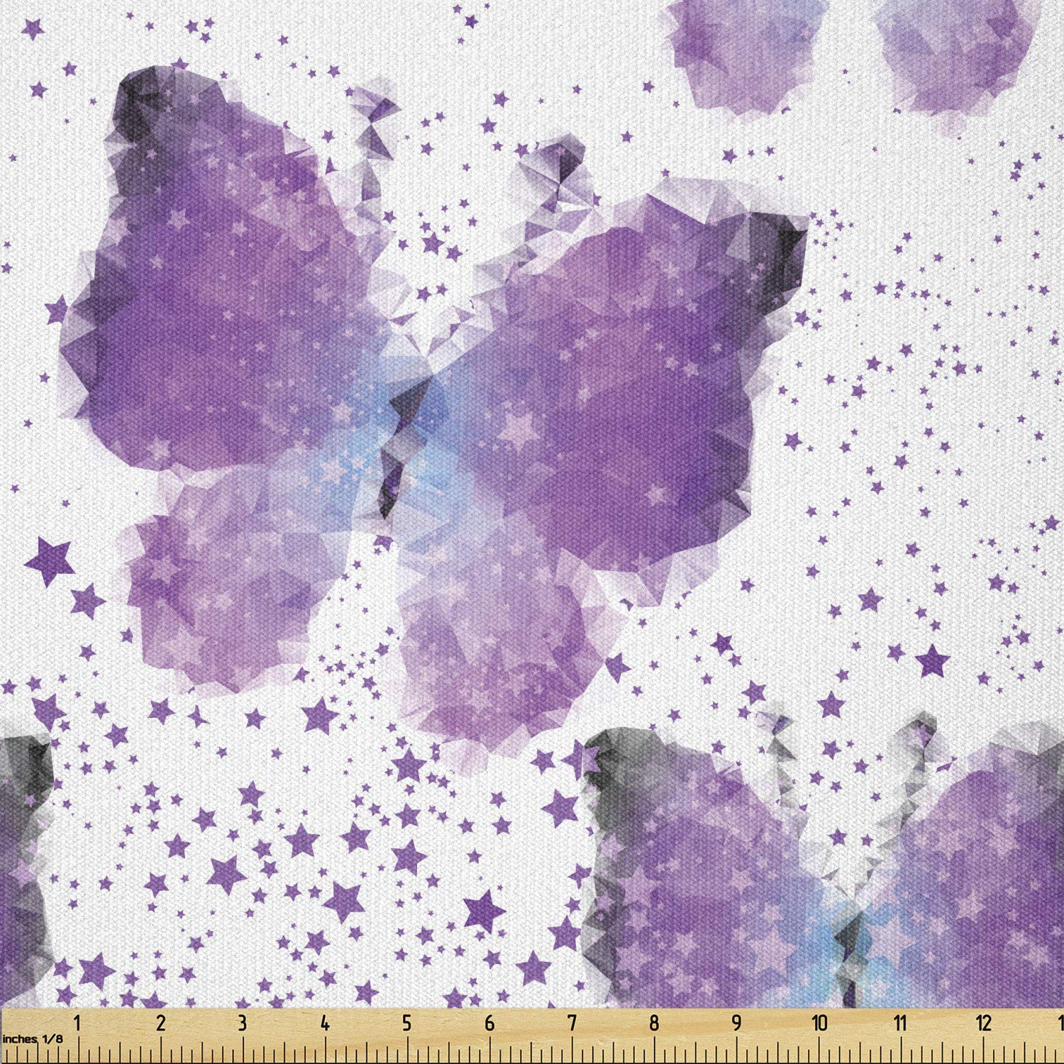 Ambesonne Butterfly Fabric by The Yard, Surreal