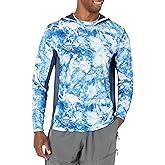 HUK Mens Icon X Camo Hoodie |UPF 50+ Long-Sleeve Fishing Shirt