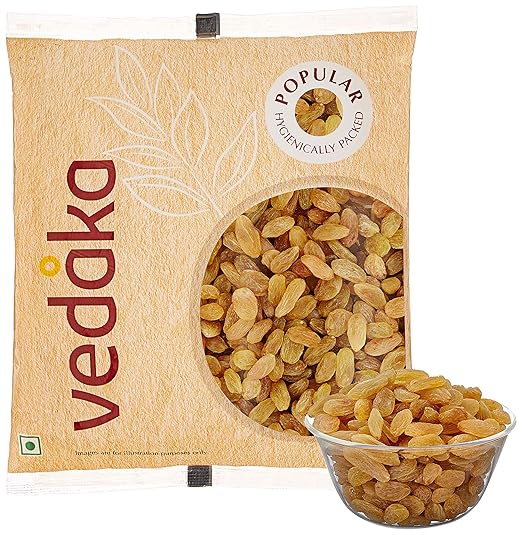 Amazon Brand - Vedaka Amazon Brand Popular Raisins, 500g