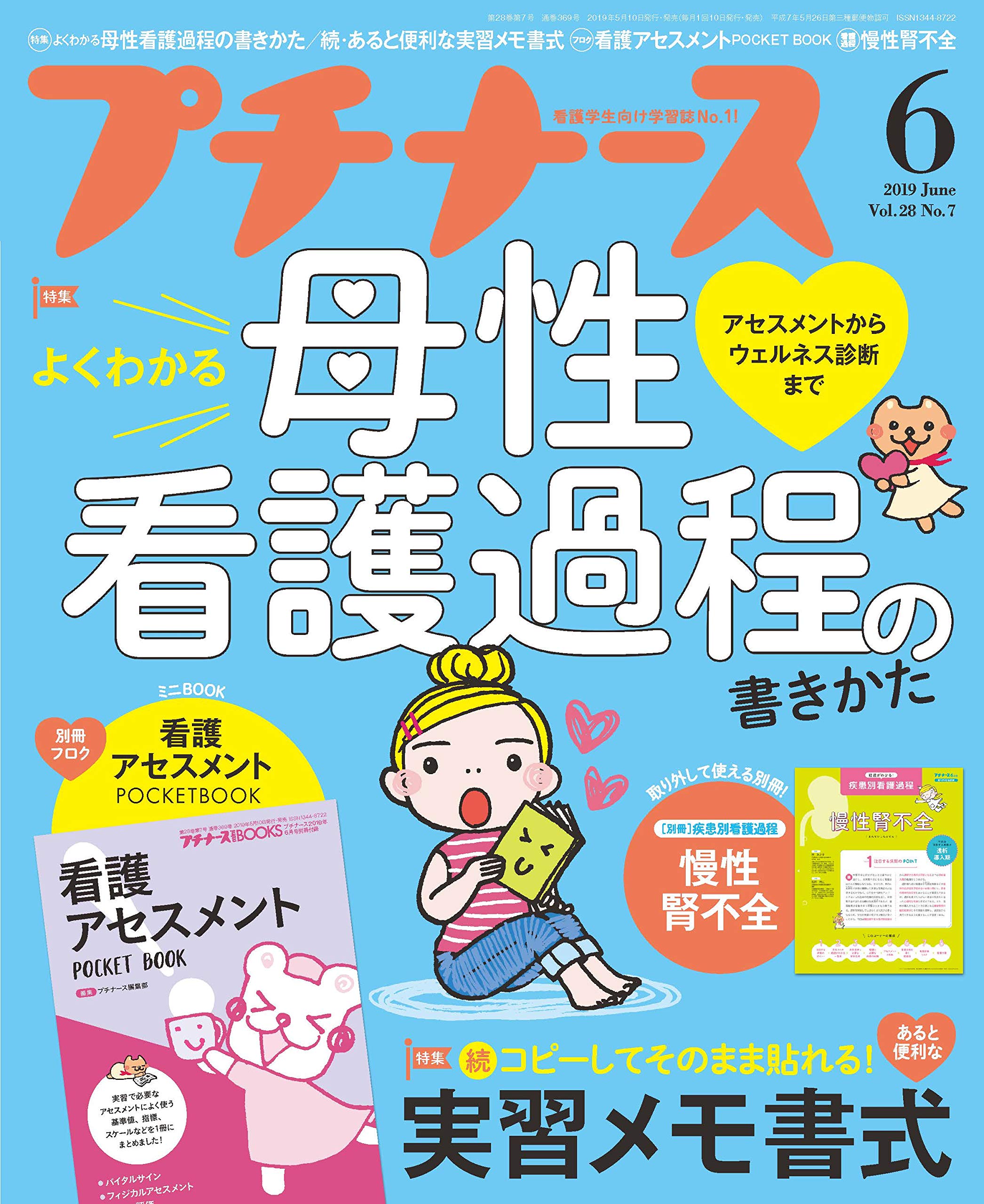 プチナース 19年 6月号 雑誌 母性看護過程の書きかた 続 実習メモ書式 付録 看護アセスメントポケットbook 本 通販 Amazon