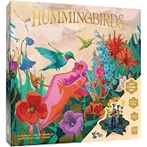 Hummingbirds Board Game, A Real-Time, Push Your Luck Dexterity Party Game | Test Your Timing &amp; Collect Nectar Token Points, A Fun Family Game with Beautiful Artwork, Ages 8+, 2-4 Players, 15+ Play Time