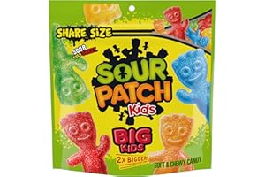 SOUR PATCH KIDS Big Kids Soft & Chewy Candy, Share Size, 12 oz