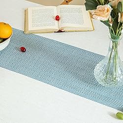qiden Farmhouse Tablecloth Waterproof Rectangle