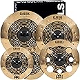 Meinl Cymbals Classics Custom Dual Expanded Cymbal Set Box Pack, Dark and Brilliant Finish — Made in Germany — for Rock, Metal and Fusion, 2-Year Warranty (CCDU4680)