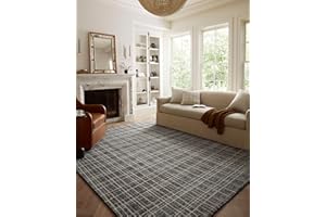 Loloi Chris Loves Julia Polly Collection POL-11 Graphite/Pebble 2'-3" x 3'-9" Accent Rug