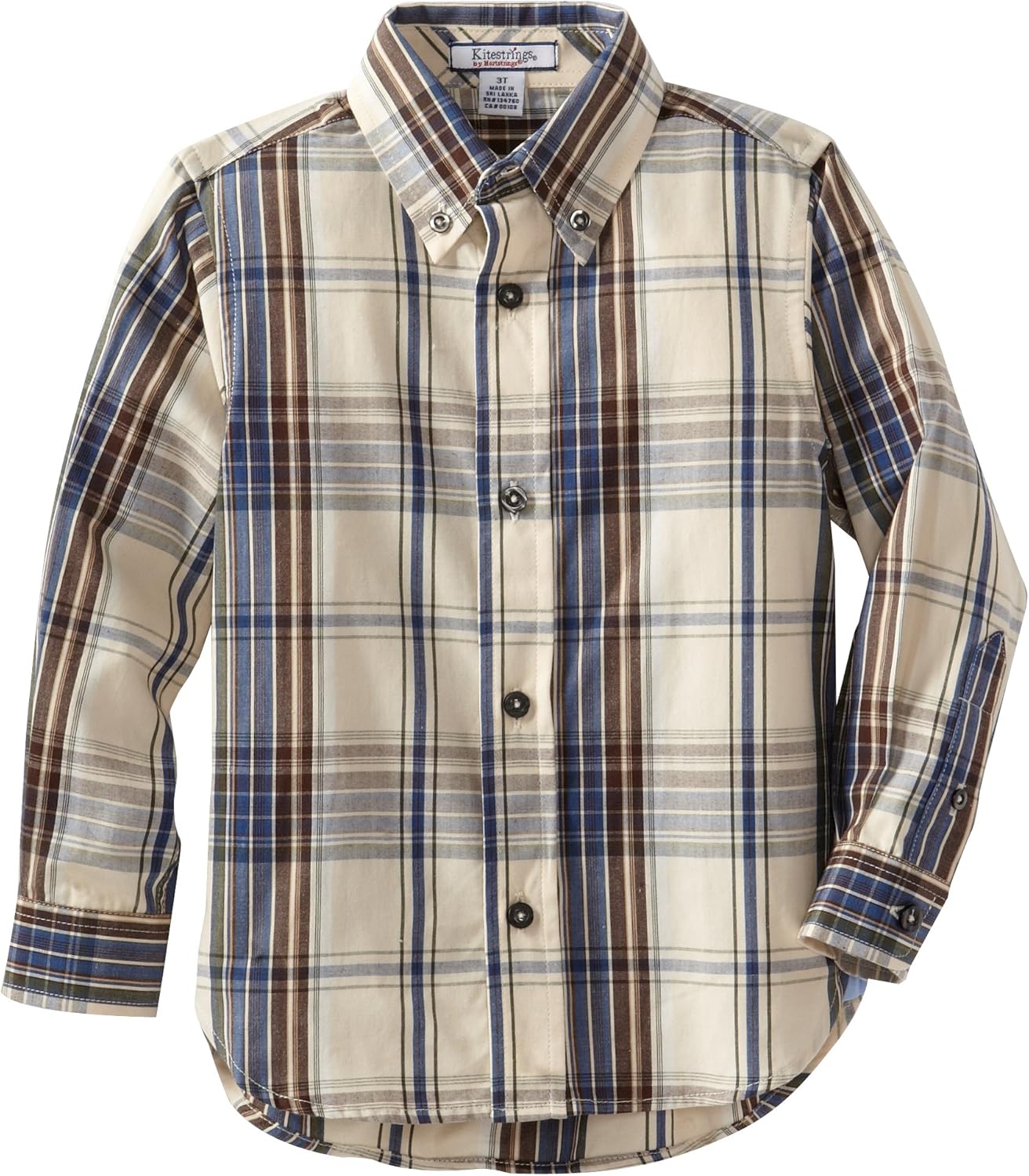 Kitestrings Little Boys' Toddler Boy Button Front Shirt