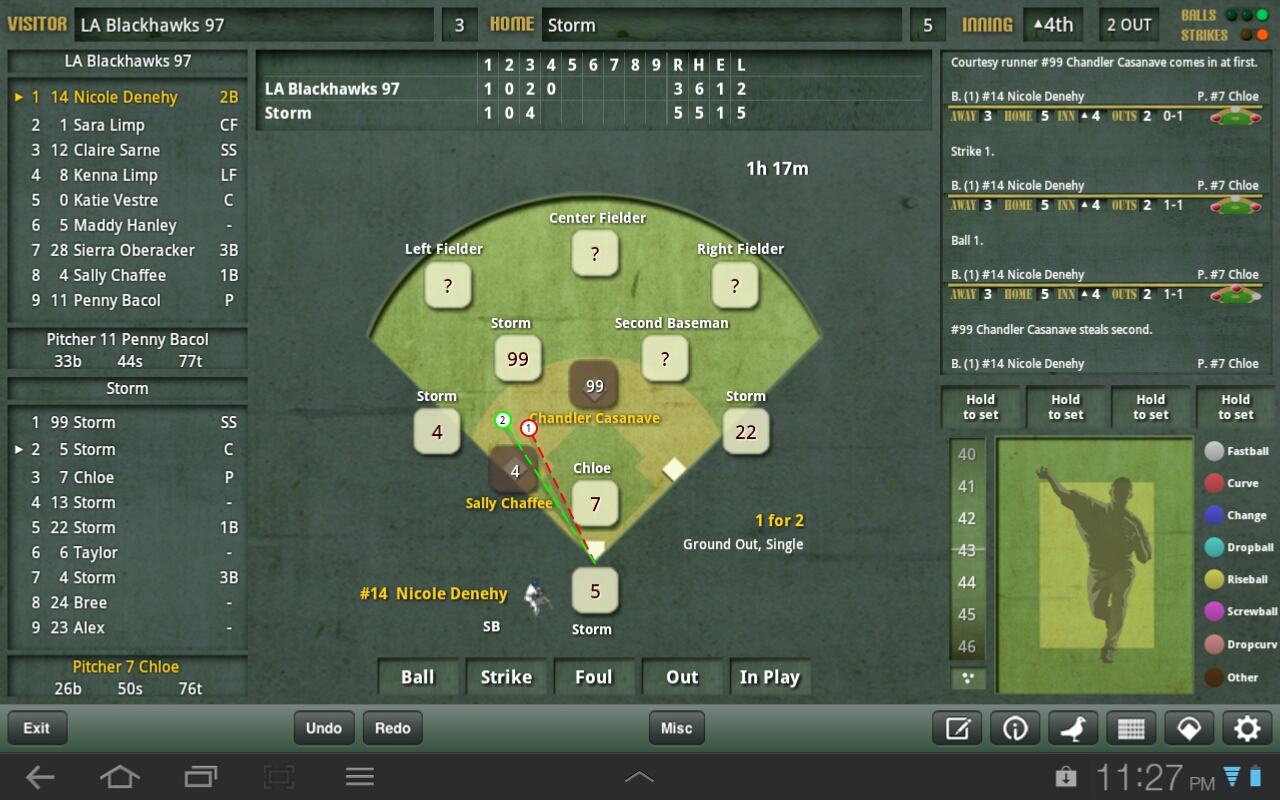 iScore Baseball / Softball Scorekeeper Appstore for Android