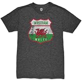 Wrexham Shield Premium Vintage Tri Blend T-Shirt - Black
