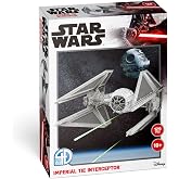 4D Cityscape Star Wars 3D Paper Model Kits (Imperial Tie Interceptor)