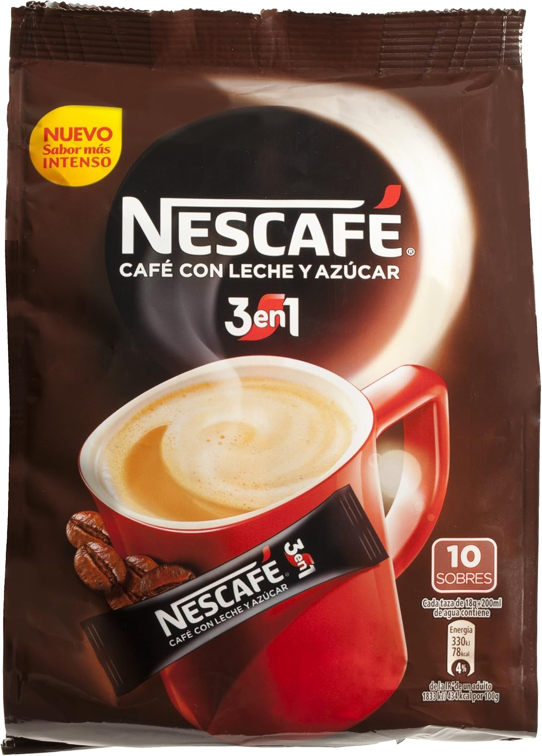NESCAFÉ 3 en 1, Bolsa de