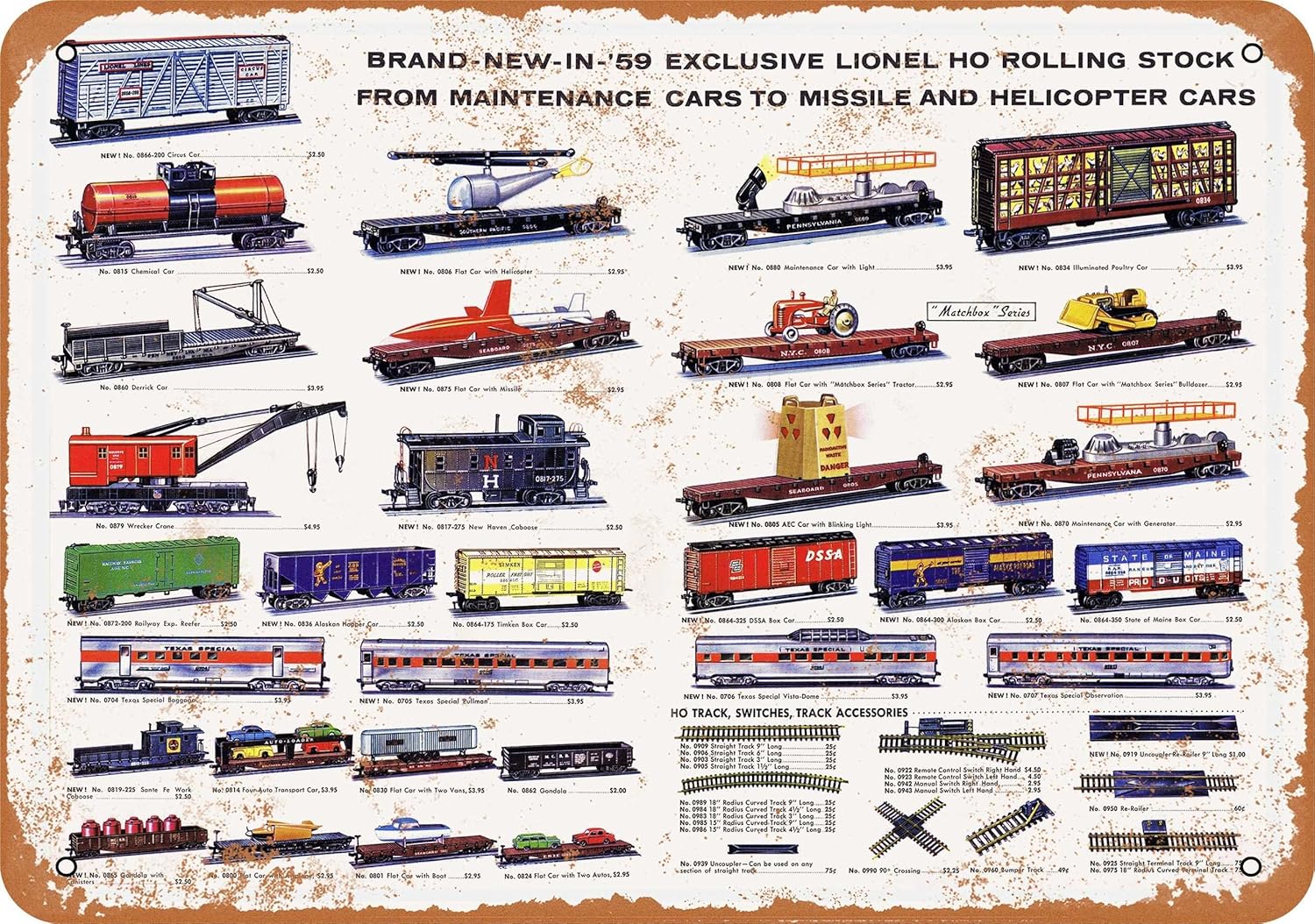 vintage tin trains