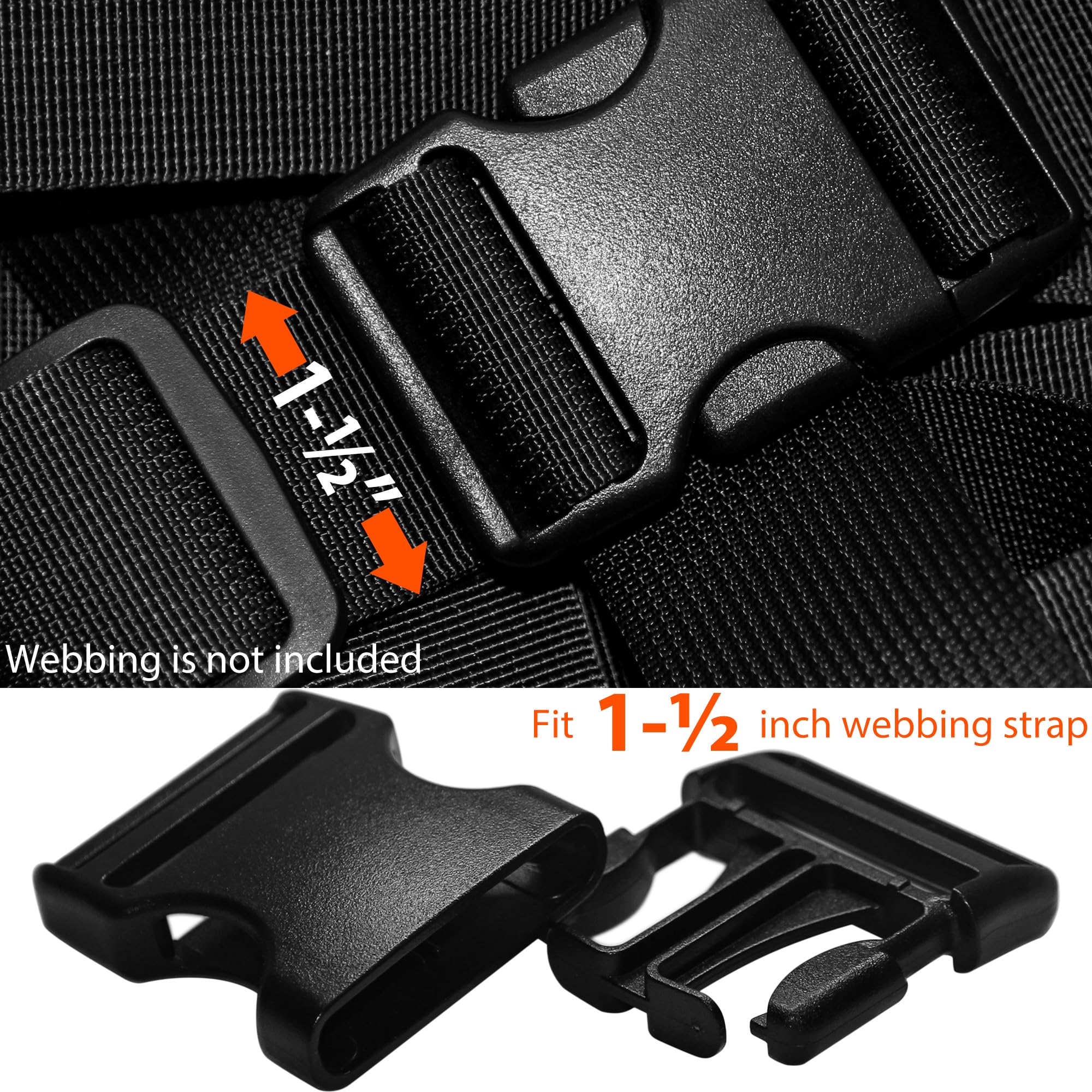 HISUNTEC Buckles for 1-1/2