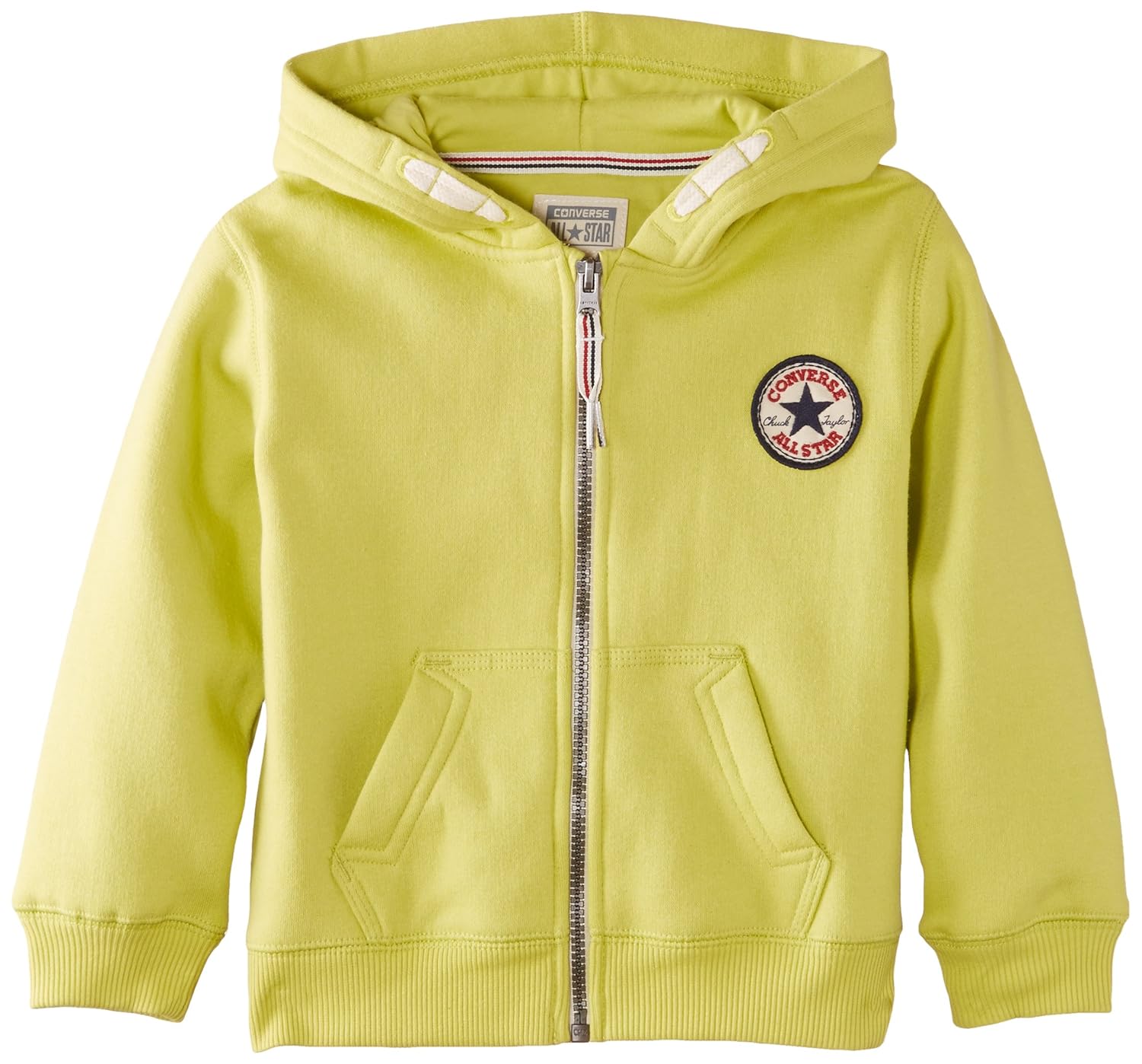 felpa zip converse verde