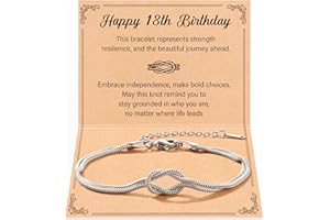 Tarsus Love Knot Bracelet Birthday Jewelry, 16th/18th/21st/30th/40th/50th Birthday Gifts for Women Her Girls Female