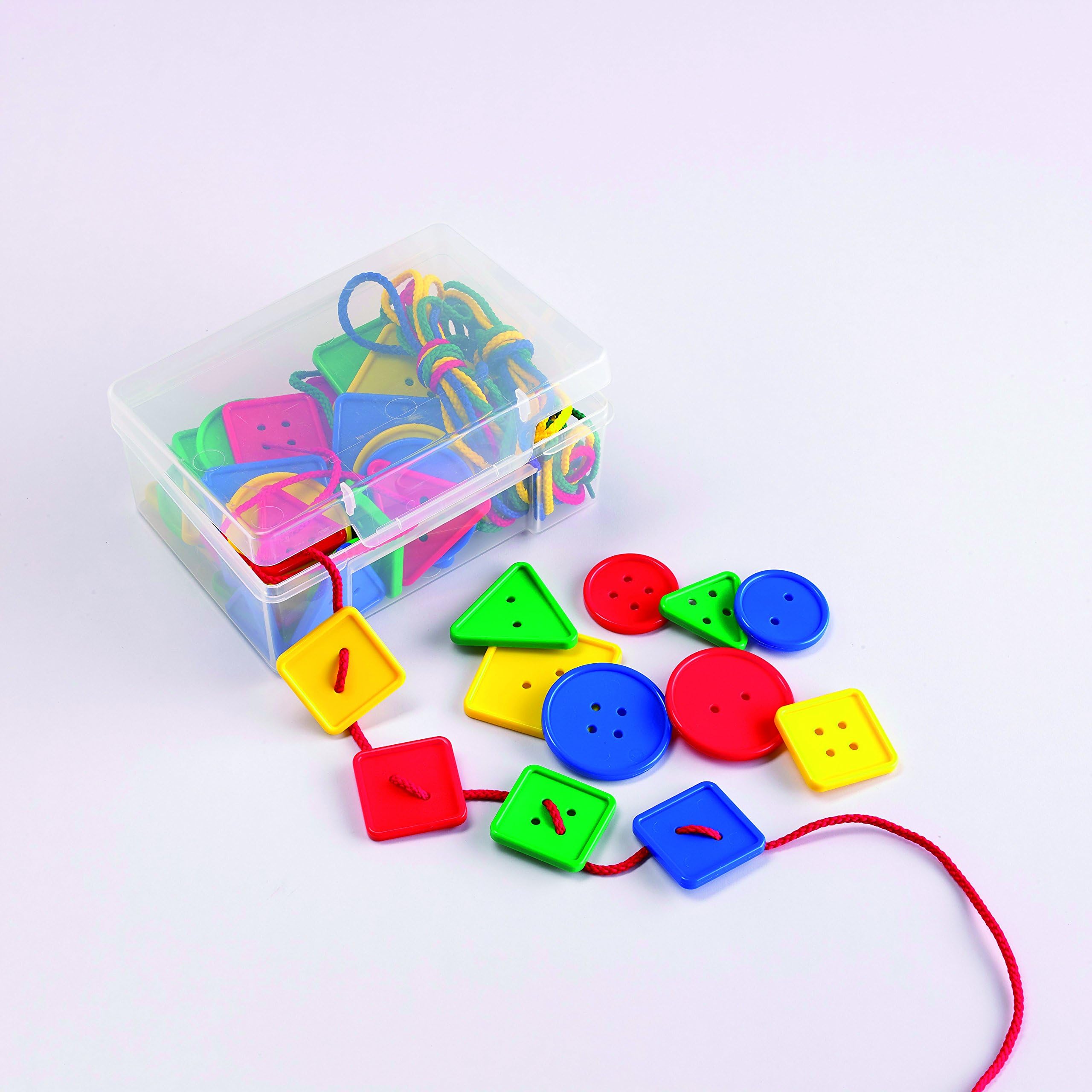 EDX Education 54041 Attribute Lacing Buttons (Pack of 48)