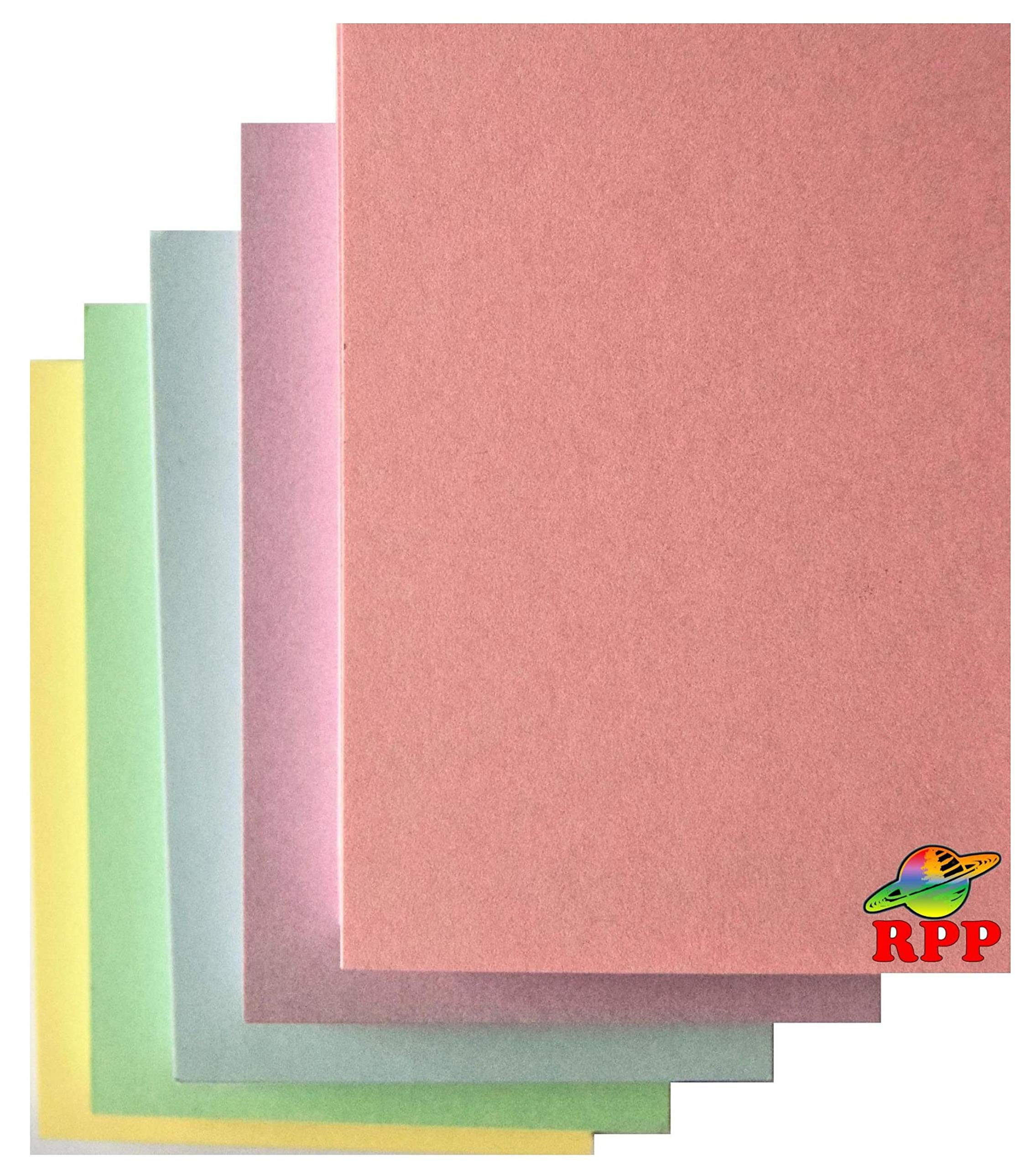 Blank Flash Cards 250 pack, A6 105 x 148 mm Assorted Pastel Colours, Perfect study tool Index Revision