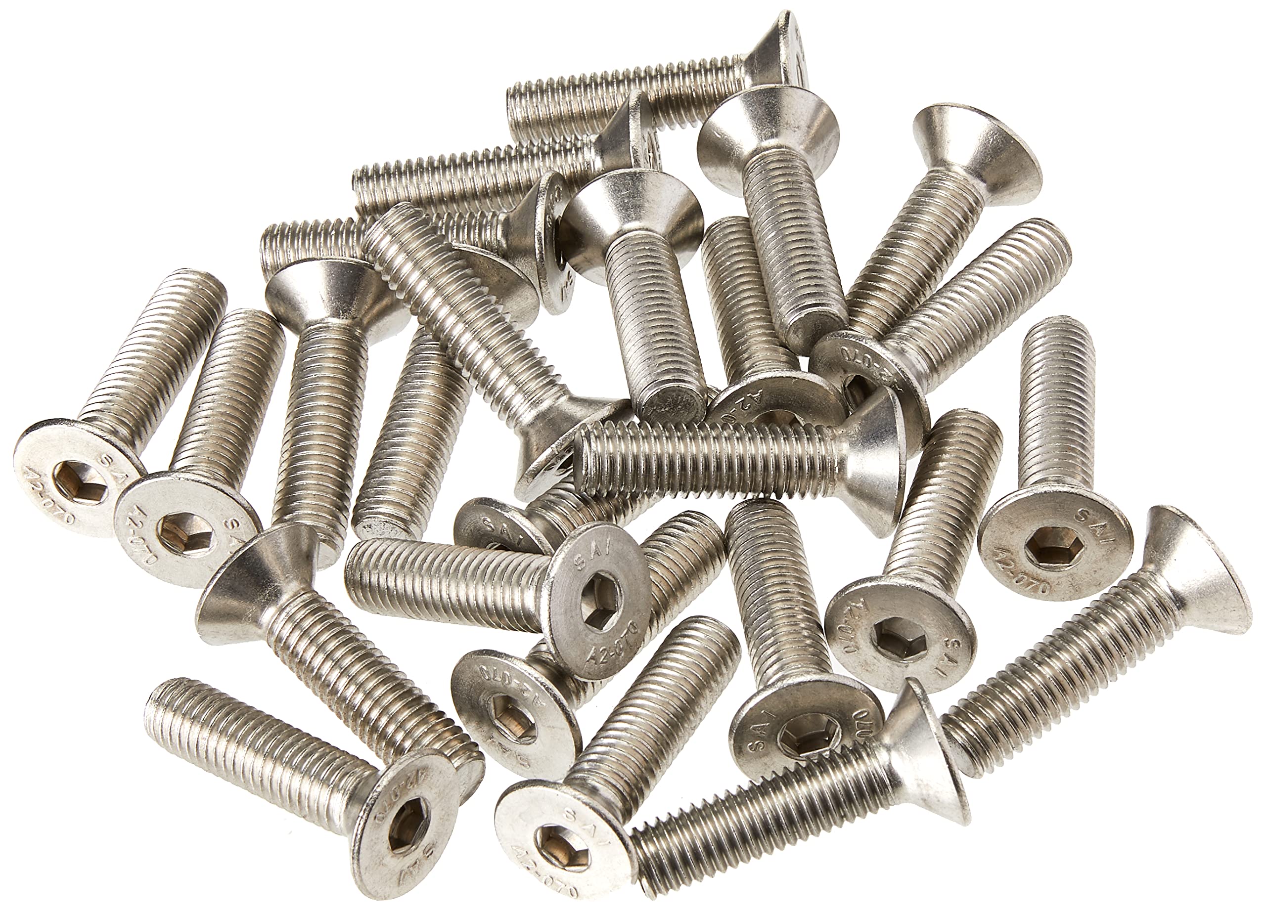 AHCA2 Stainless Steel Socket Countersunk Screw Allen Key Bolts M10 10mm x 40mm (Pack of 25)