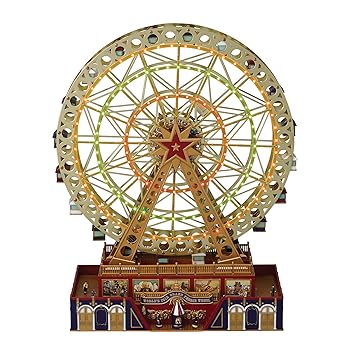 Mr Christmas Worlds Fair Animated Musical Table Top Carnival Frenzy Ri