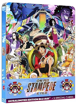 One Piece Stampede Il Film Steelbook Italia Blu Ray Amazon Es Takashi Otsuka Peliculas Y Tv
