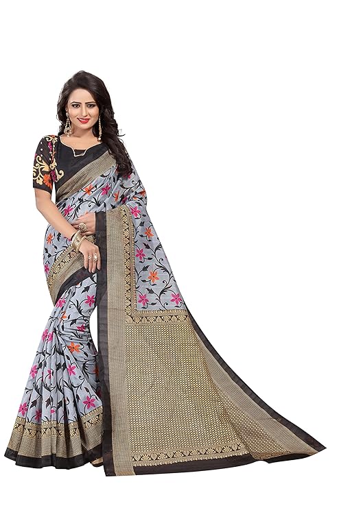 Cotton With Blouse Piece Saree