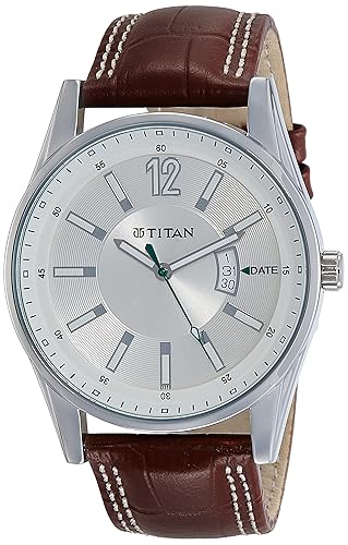 Octane Analog Silver Dial Mens Watch -NK9322SL03