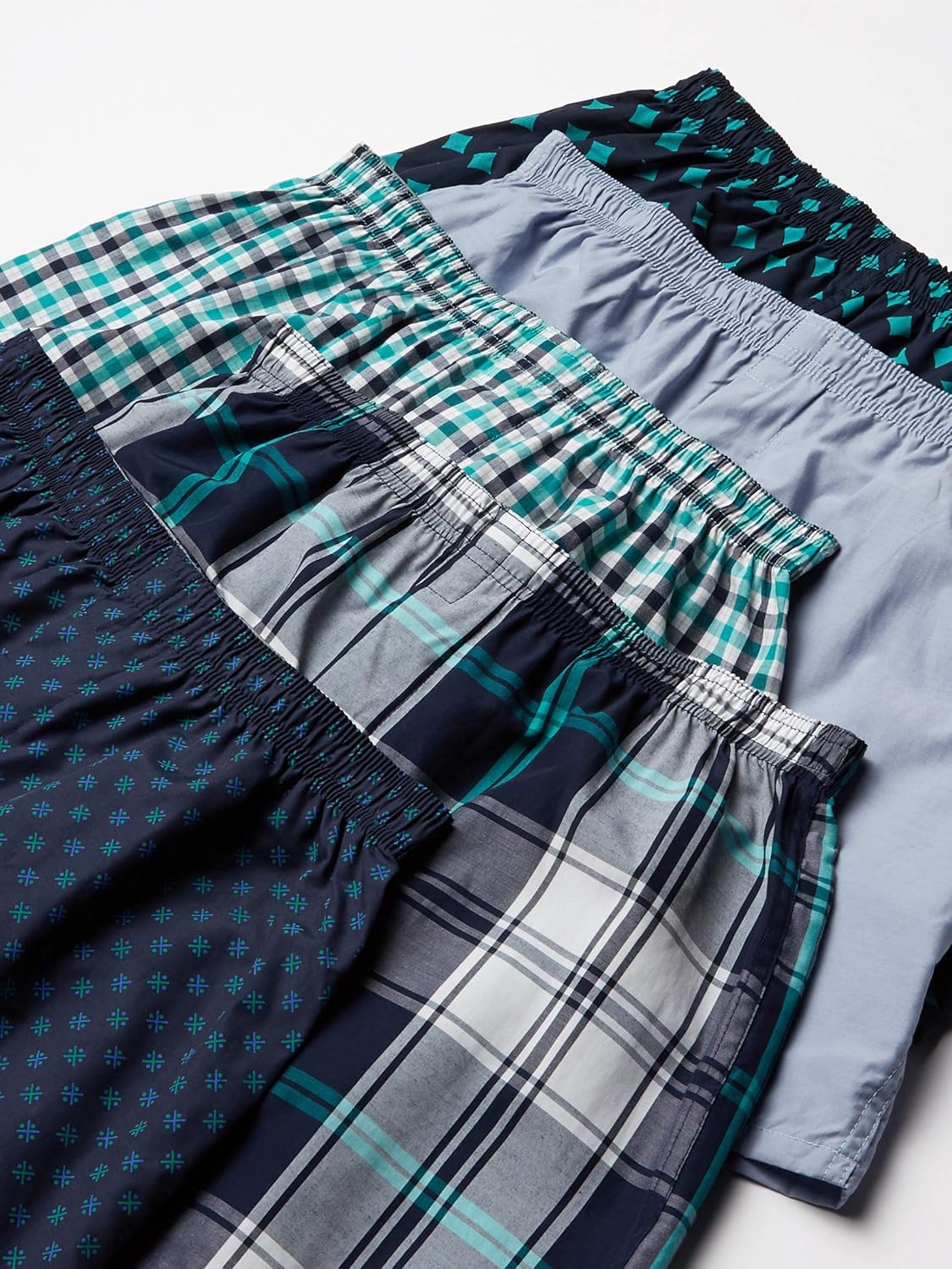 Gildan Men's Woven Boxer Underwear Multipack at  Men’s Clothing store