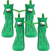 R HORSE 2 Pairs Christmas Holding Hands Socks, Christmas Funny Silly Magnetic Women Men Couple Socks, Cute Novelty Xmas Birthday Anniversaries Gifts for Couple Friends Teens