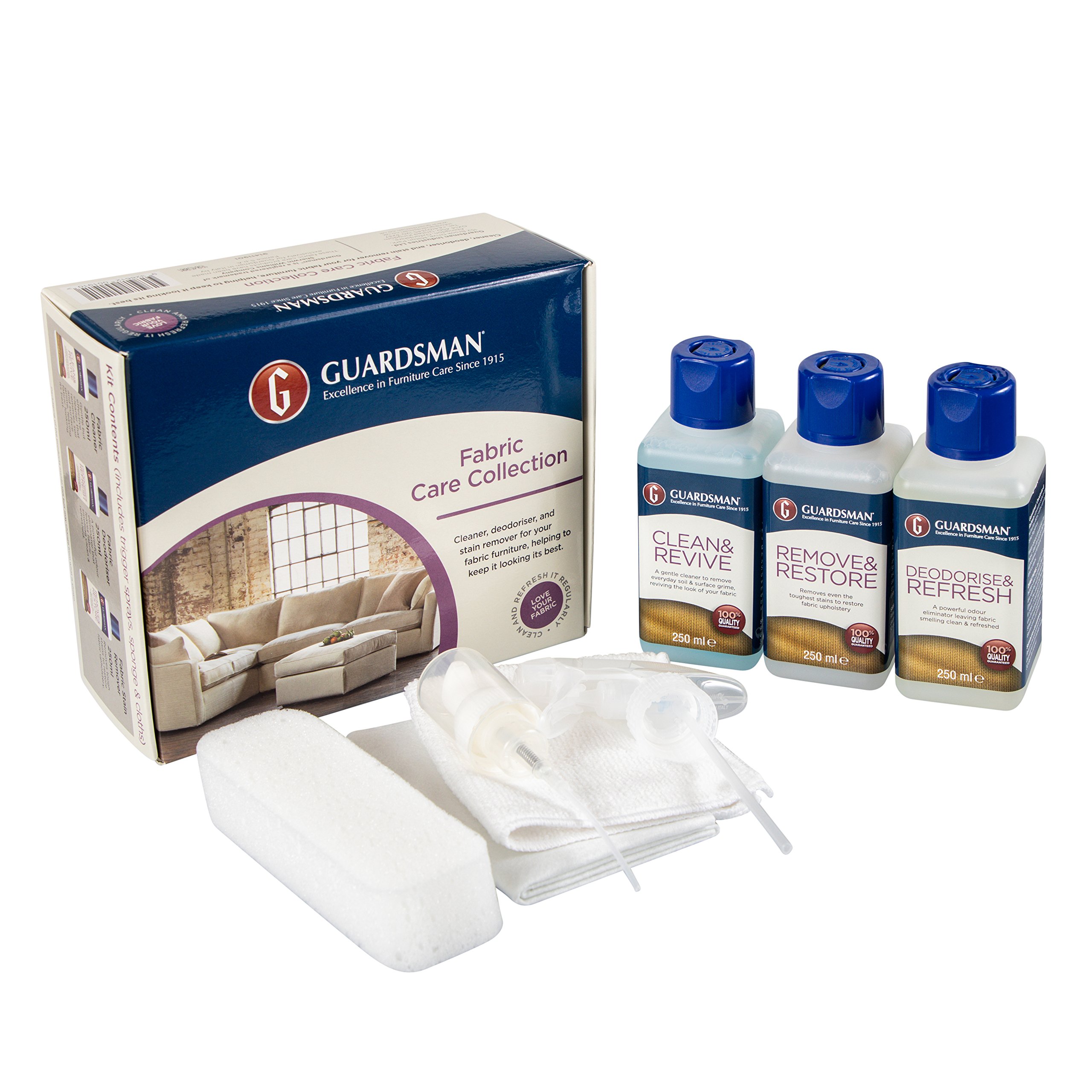 Fabric Cleaner - Guardsman Fabric Care Collection - Cleaner, Deodoriser & Stain Remover