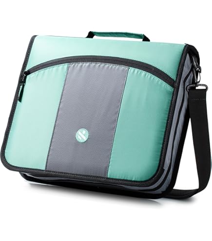 Kinzou ③ Kinbashi D-Rings Zipper Binder- 3 Ring Binder with 4 Inch