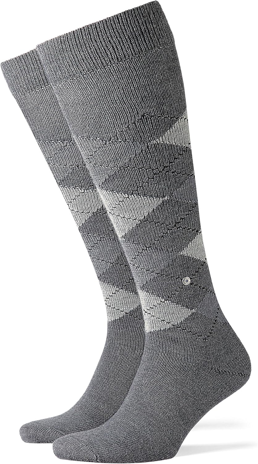 Burlington Men's Preston KneeHigh Socks, opaque Amazon.co.uk Clothing