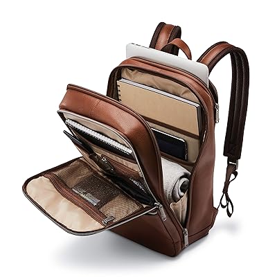 classic leather backpack samsonite