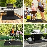 SMRONAR Fire Pit Mat 36 x 48 Inch, 3-Layer Fireproof Heat Resistant Pad view 6