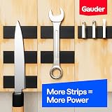 GAUDER Adhesive Magnetic Strips 15 cm x 25 mm 2 mm Pre-Cut 10 Pieces view 4