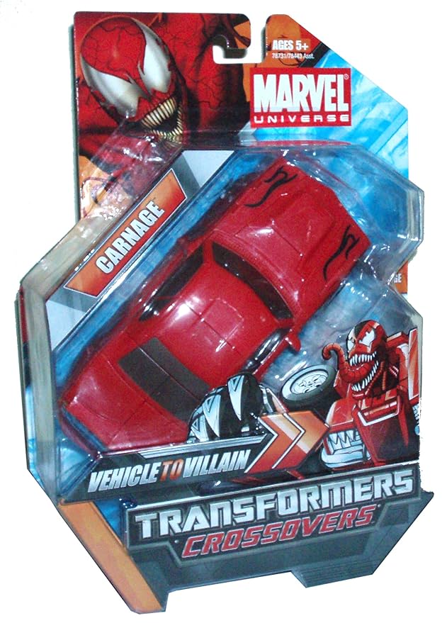 Marvel Transformers Crossovers Carnage Toys