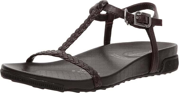 Amazon.com | Rockport Women's Jada T-Strap Sandal | Flats