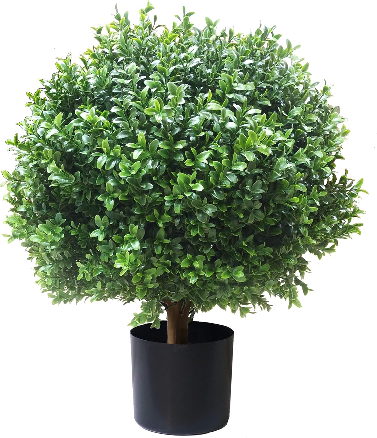 24''T Boxwood Ball Shaped Topiary Home & Garden Potted Artificial Shrubs Tree (1 PC) -