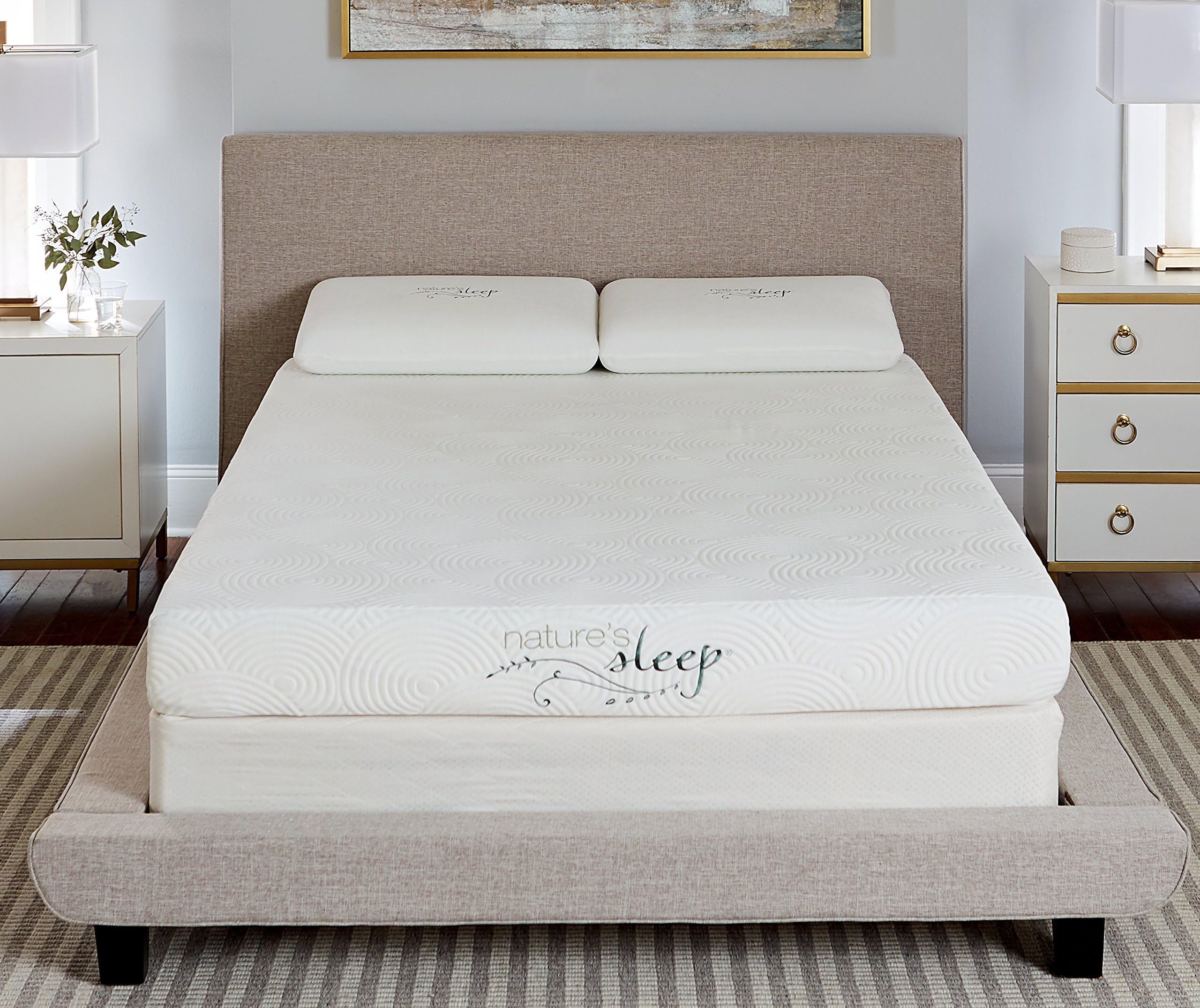 Nature's Sleep 8" Gel Memory Foam Mattress, Cal King