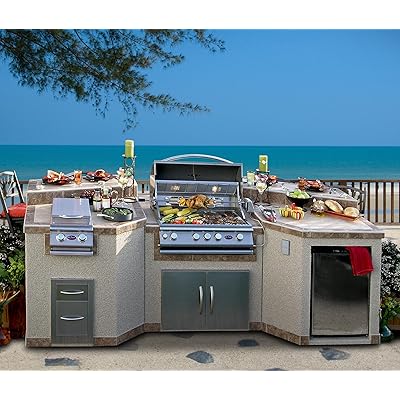 Amazon Outdoor Kitchen Prices Cal Flame Piece Outdoor Kitchen