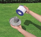 Bestway Filter Cartridge VI for Lay-Z-Spa Miami Vegas Monaco 3 x Twin Pack view 6
