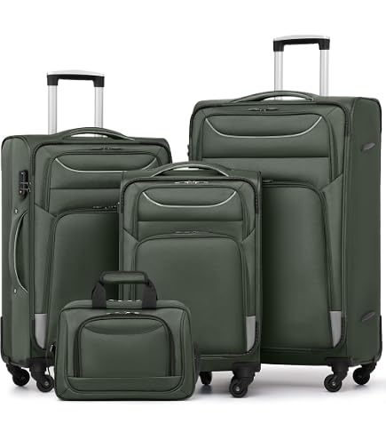 Amazon.com | Rockland Journey Softside Upright Luggage Set