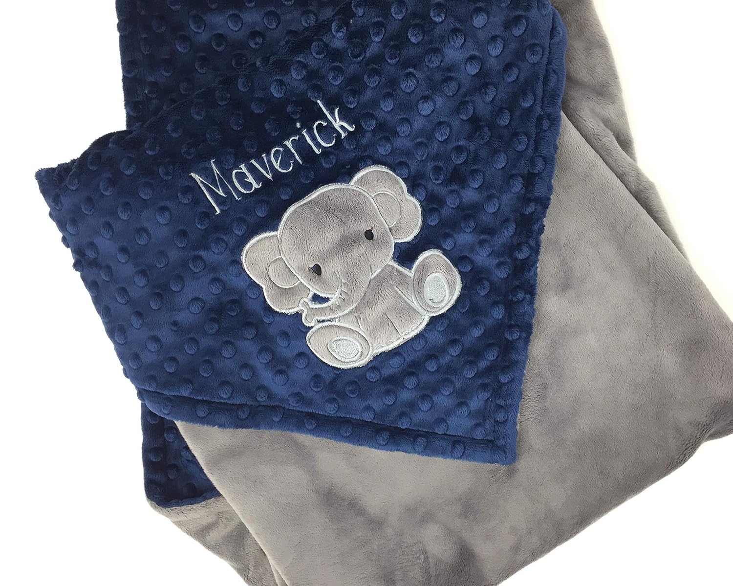 personalised elephant blanket